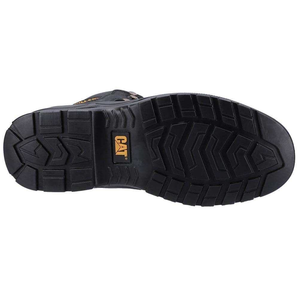 Caterpillar Cat Striver S3 Leather Work Safety Boots With Toe Guard Black / Brown