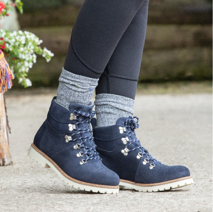 Bareback Footwear Chicago Waterproof Boots Blue