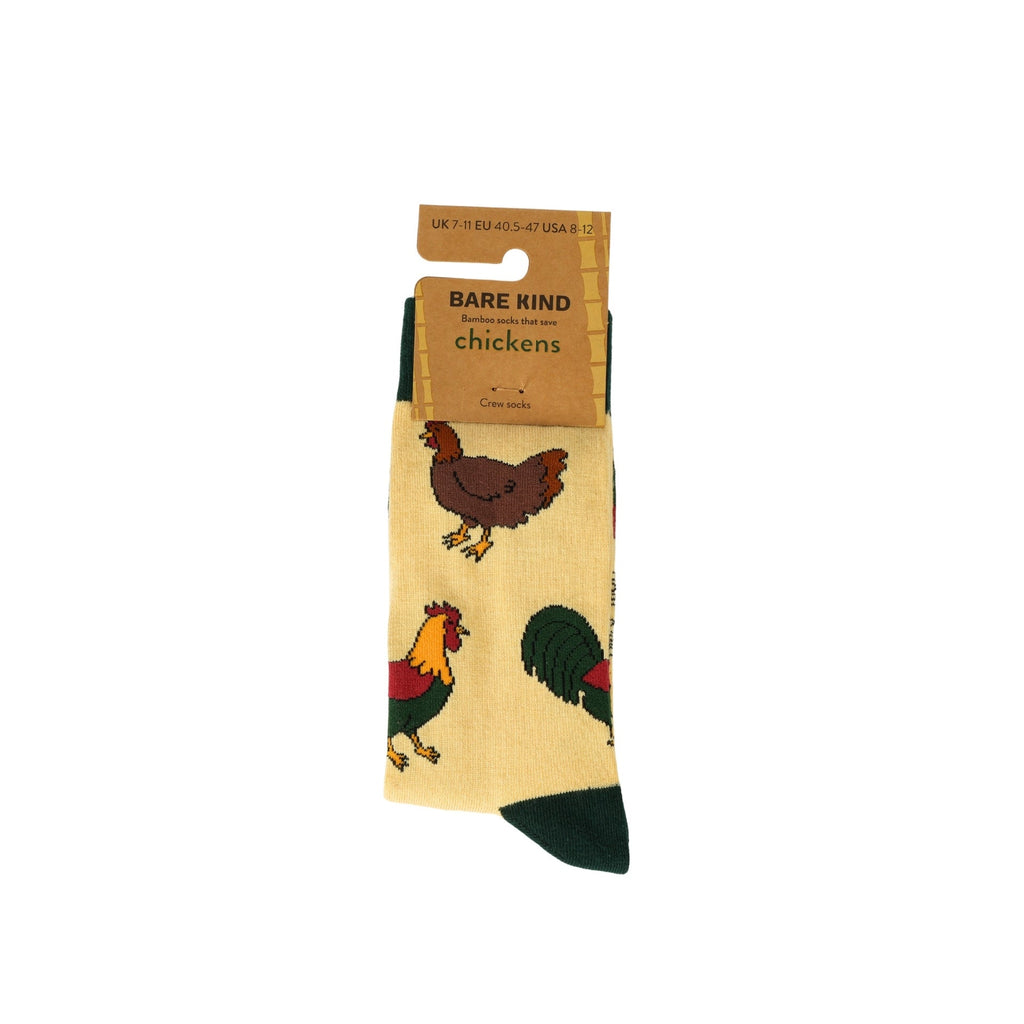 Bare Kind Save the Chickens Bamboo Socks