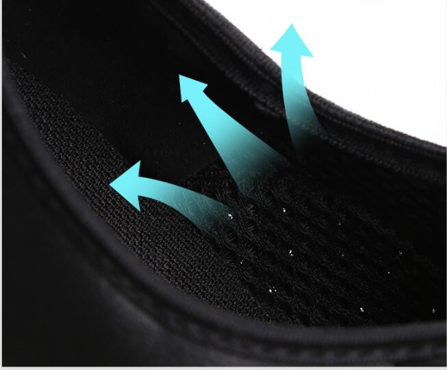 Mens Leather Breathable Lightweight Shoes
