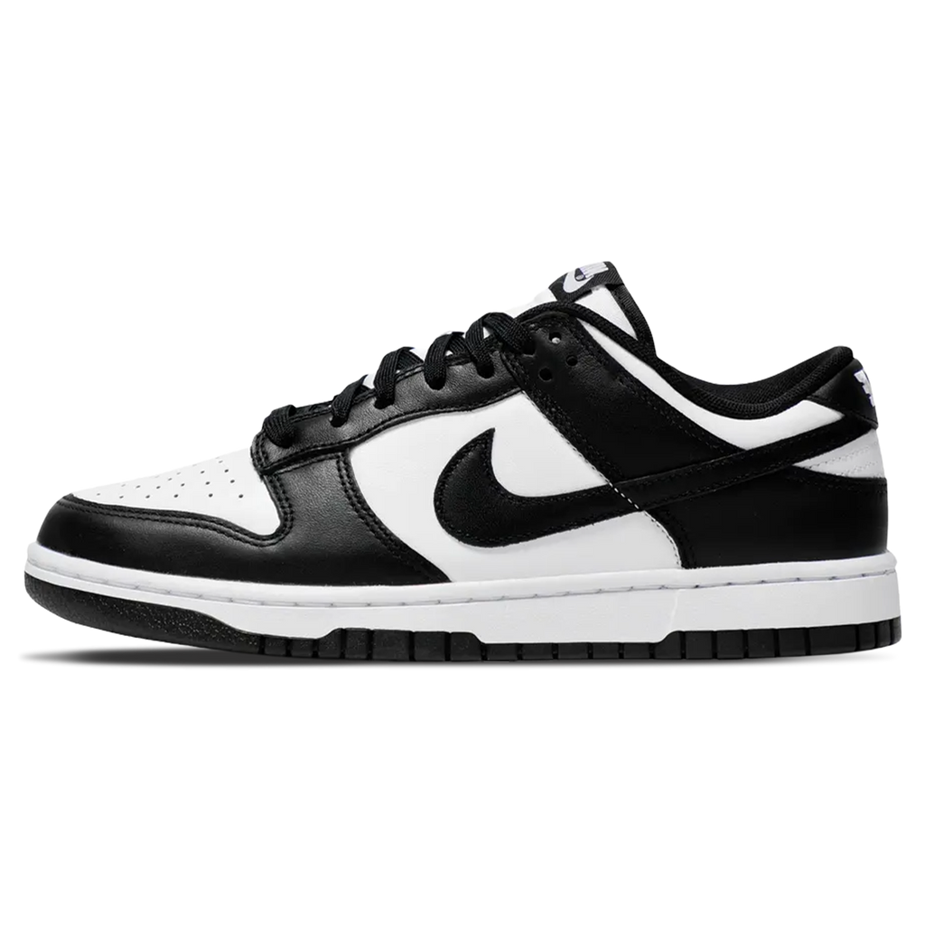 Nike Dunk Low Black White trainers main side profile