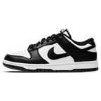 Nike Dunk Low Black White trainers main side profile