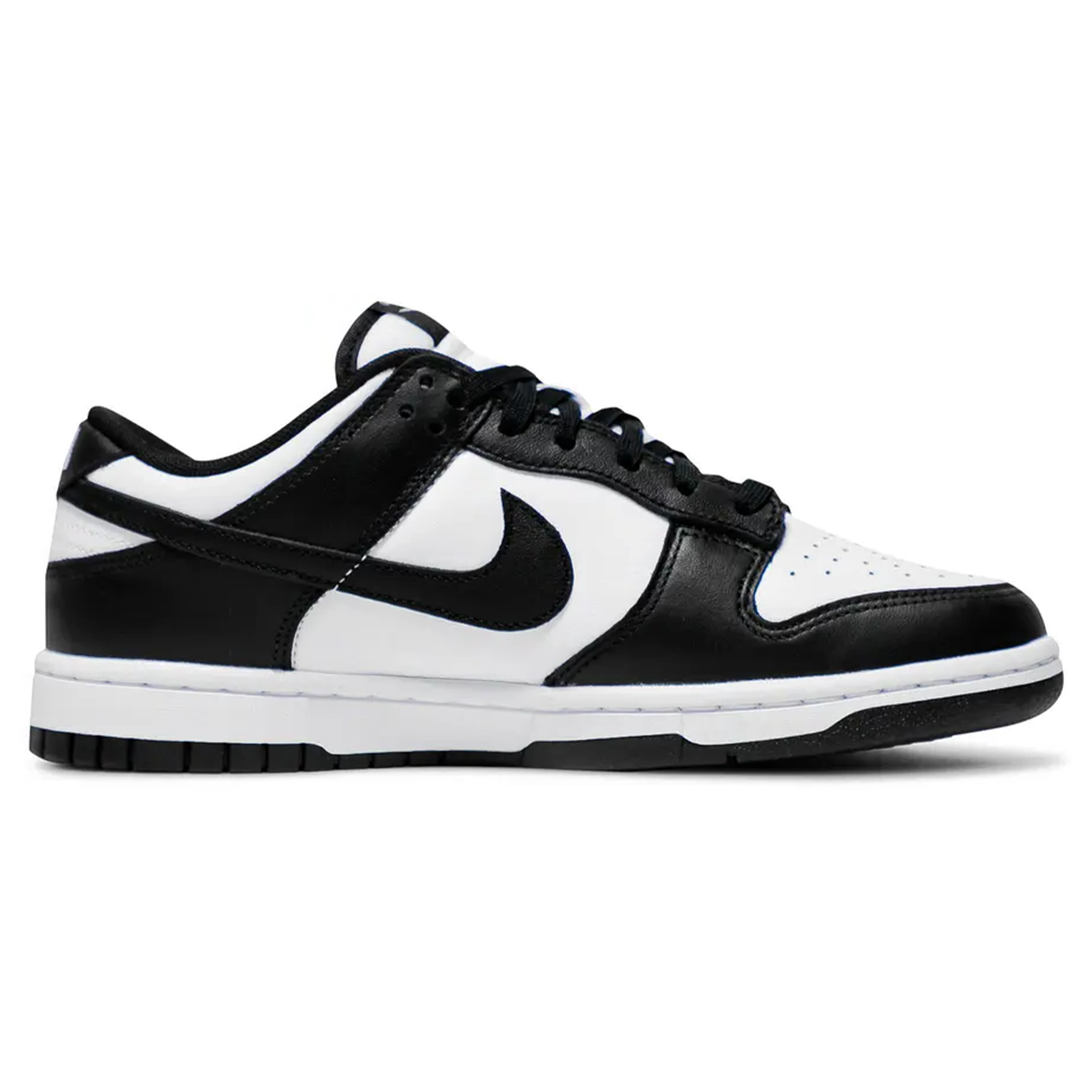 Nike Dunk Low Black White trainers alternate side view