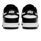 Nike Dunk Low Black White trainers heel view