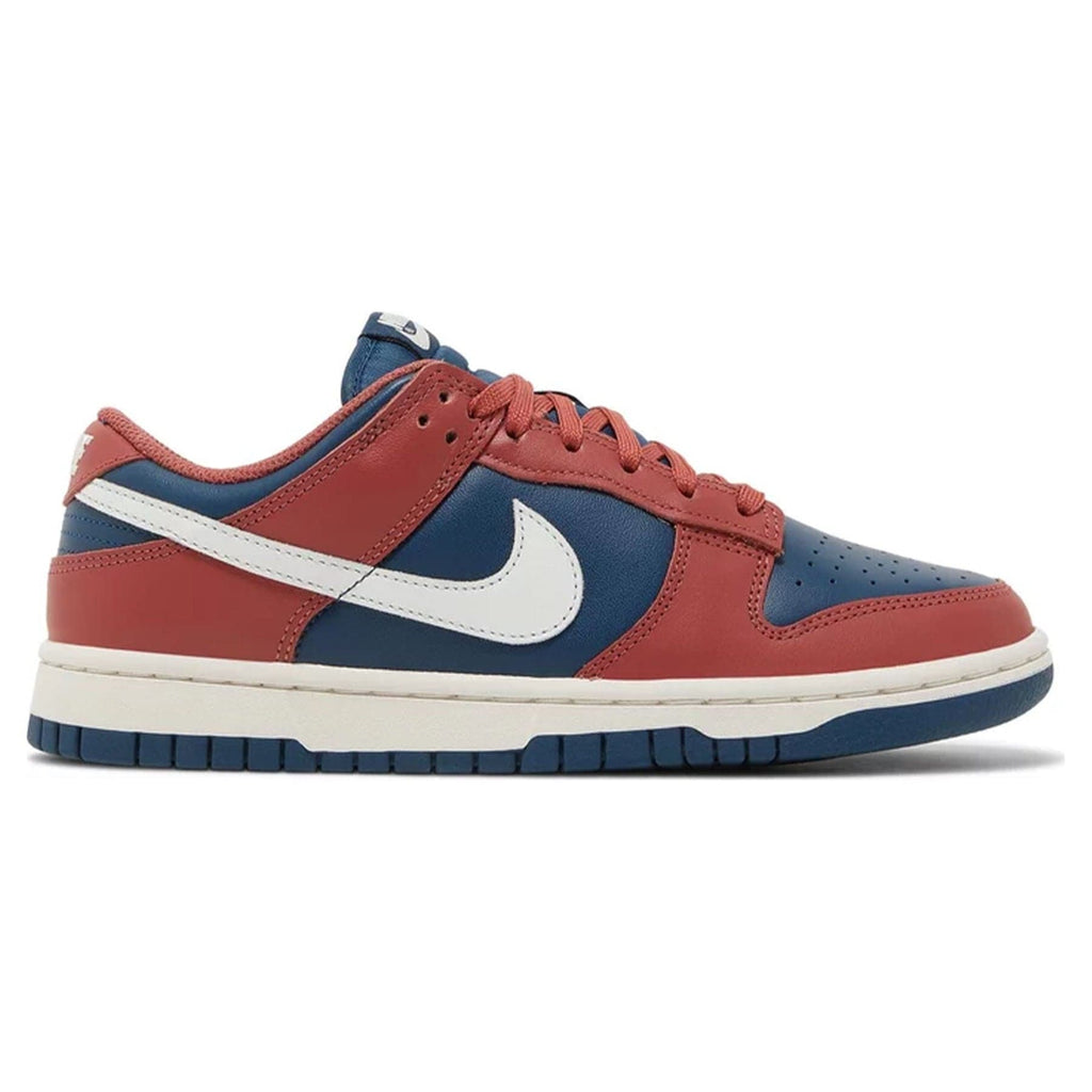 Nike Dunk Low Womens Canyon Rust Blue trainers alternate side view