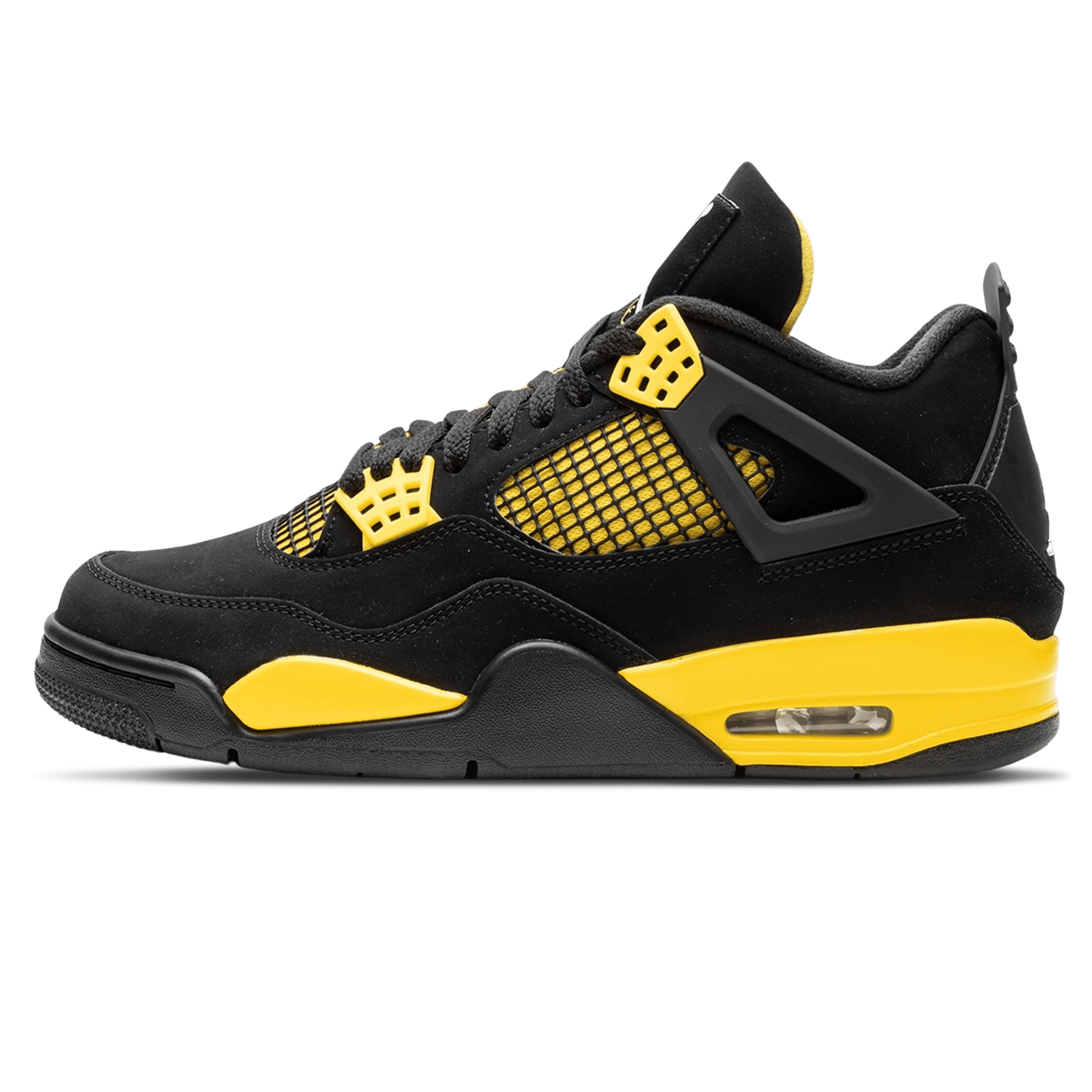 Air Jordan 4 Retro Thunder 2023 trainers main side profile