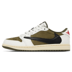 Air Jordan 1 Low OG Travis Scott Medium Olive trainers main side profile