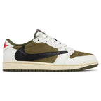 Air Jordan 1 Low OG Travis Scott Medium Olive trainers alternate side view