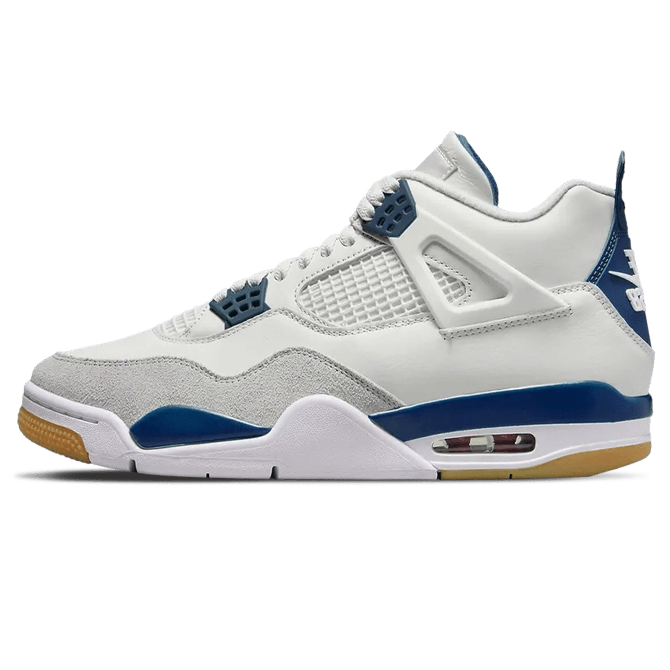 Nike SB x Air Jordan 4 Retro SP Navy trainers main side profile