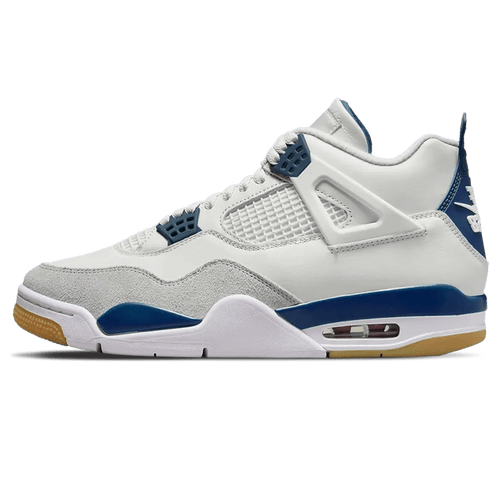 Nike SB x Air Jordan 4 Retro SP Navy trainers main side profile