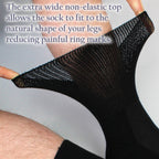 Sock Snob 4 Pack Bamboo Diabetic Socks With Grips for Men and Women
