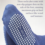 Sock Snob 4 Pack Bamboo Diabetic Socks With Grips for Men and Women