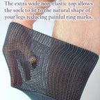 Sock Snob 4 Pack Bamboo Diabetic Socks With Grips for Men and Women