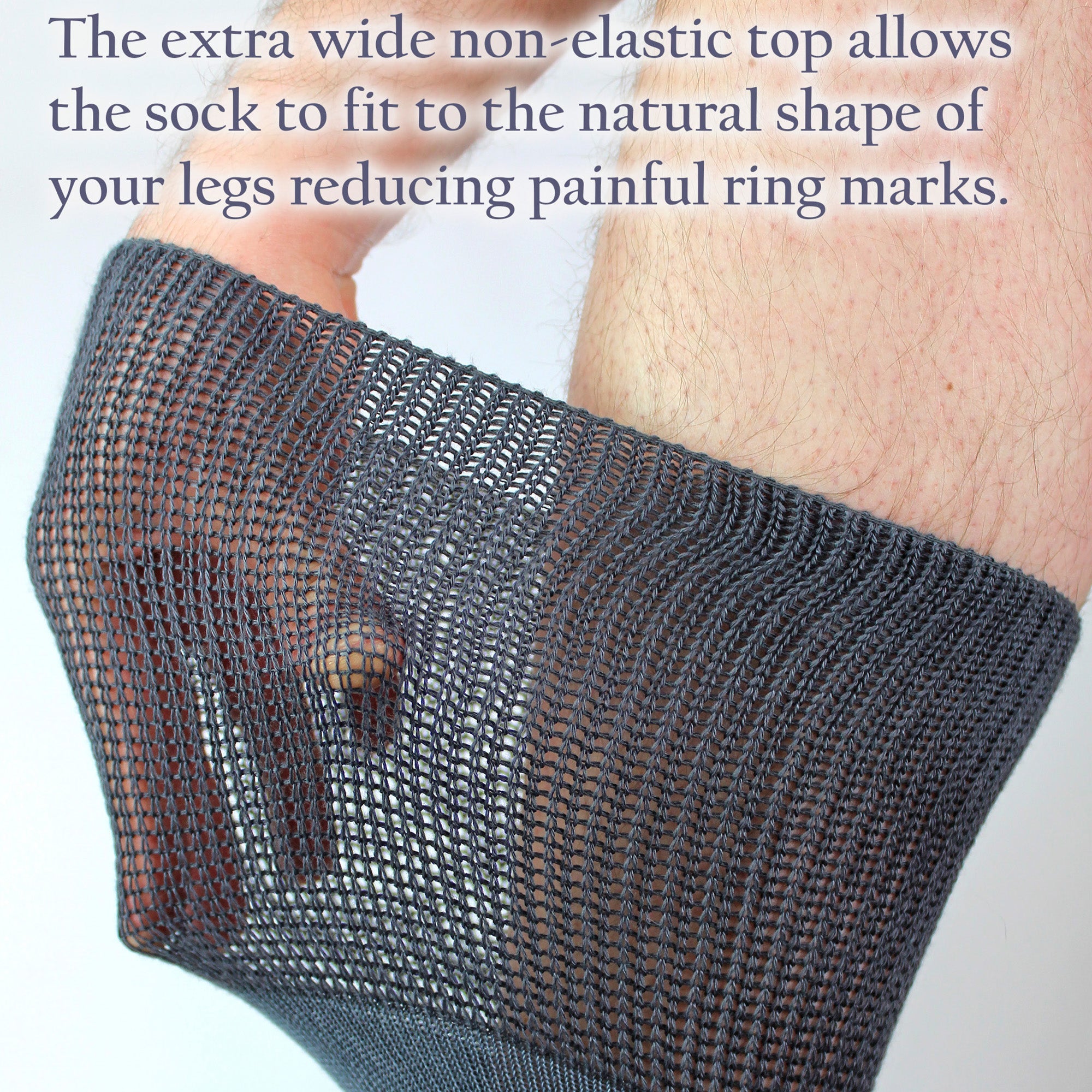 Sock Snob 4 Pack Bamboo Diabetic Socks With Grips for Men and Women