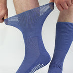 Sock Snob 4 Pack Bamboo Diabetic Socks With Grips for Men and Women
