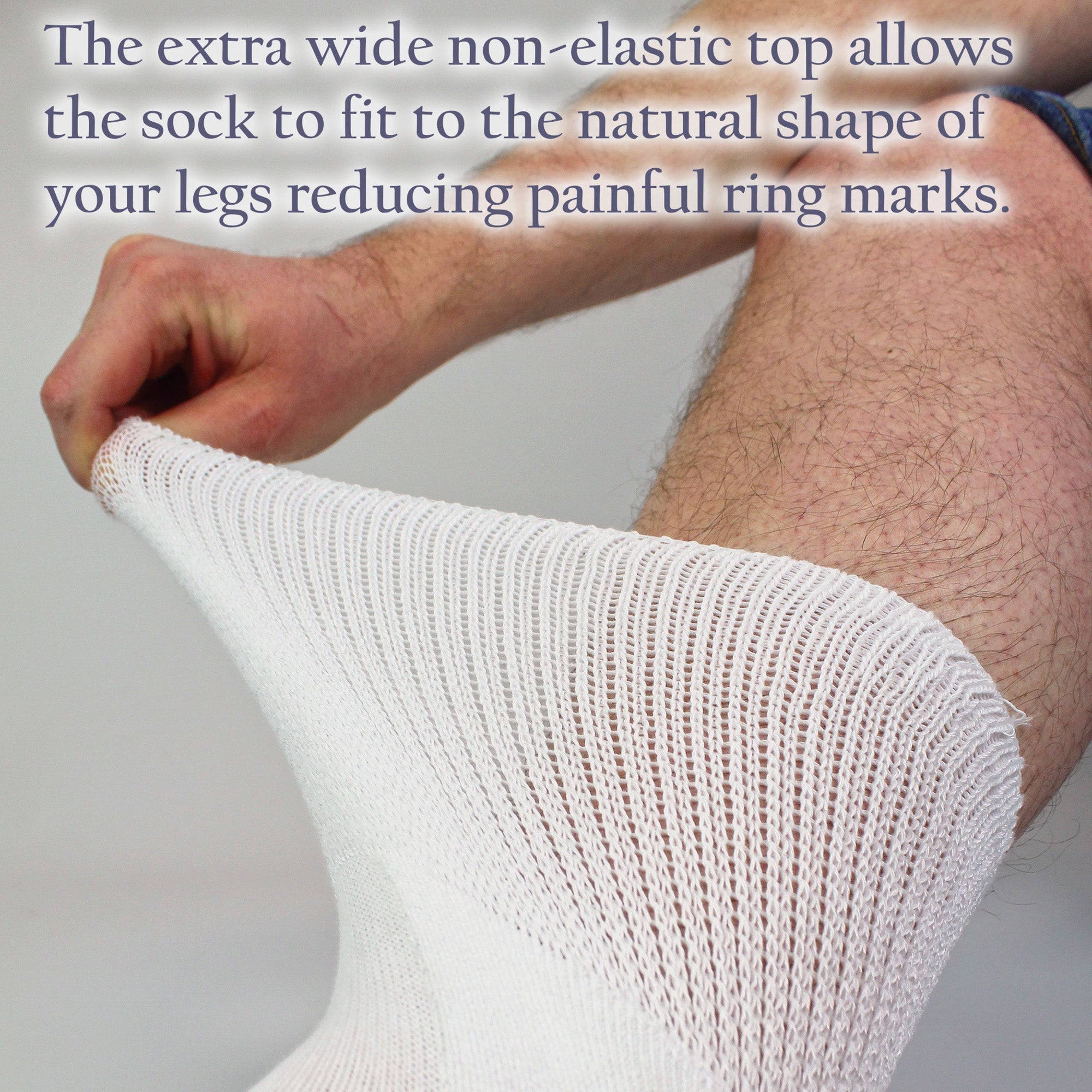 Sock Snob 4 Pack Bamboo Diabetic Socks With Grips for Men and Women