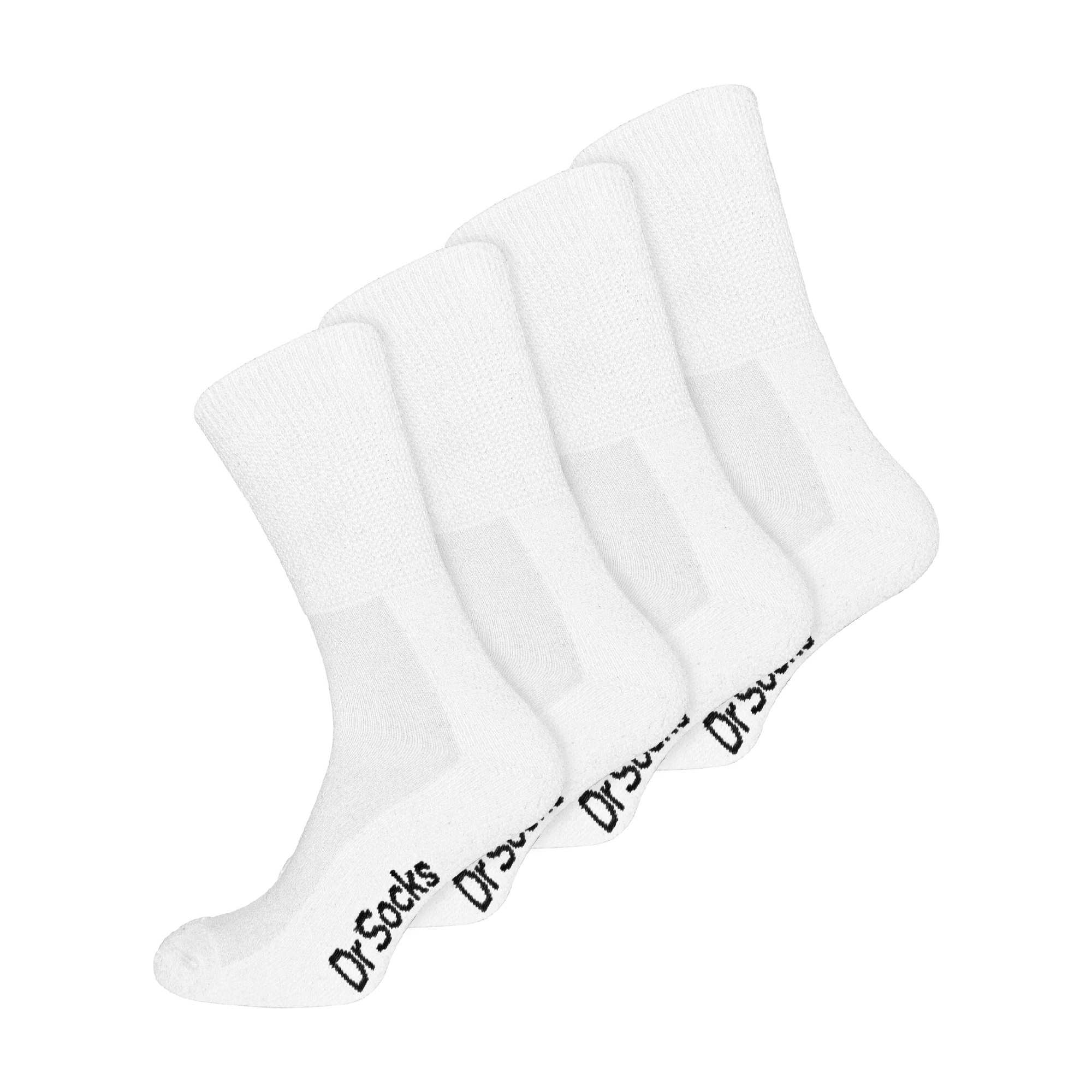 Dr.Socks 4 Pack Extra Wide Non Elastic Bamboo Diabetic Socks