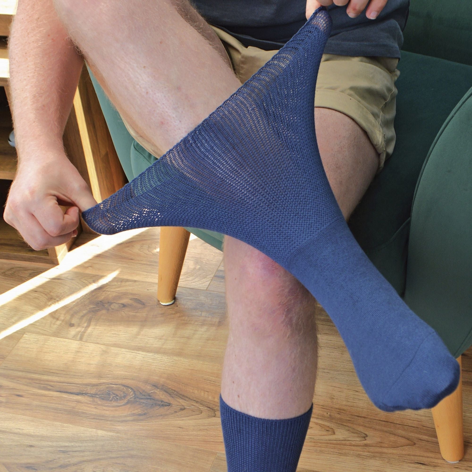 Sock Snob 1 Pack Extra Wide Bamboo Oedema Socks (4 Sizes)