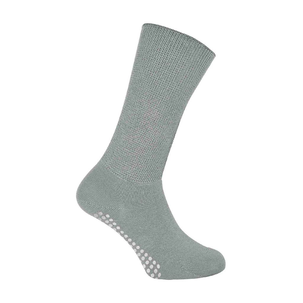 Sock Snob 1 Pack Extra Wide Bamboo Oedema Socks with Grips