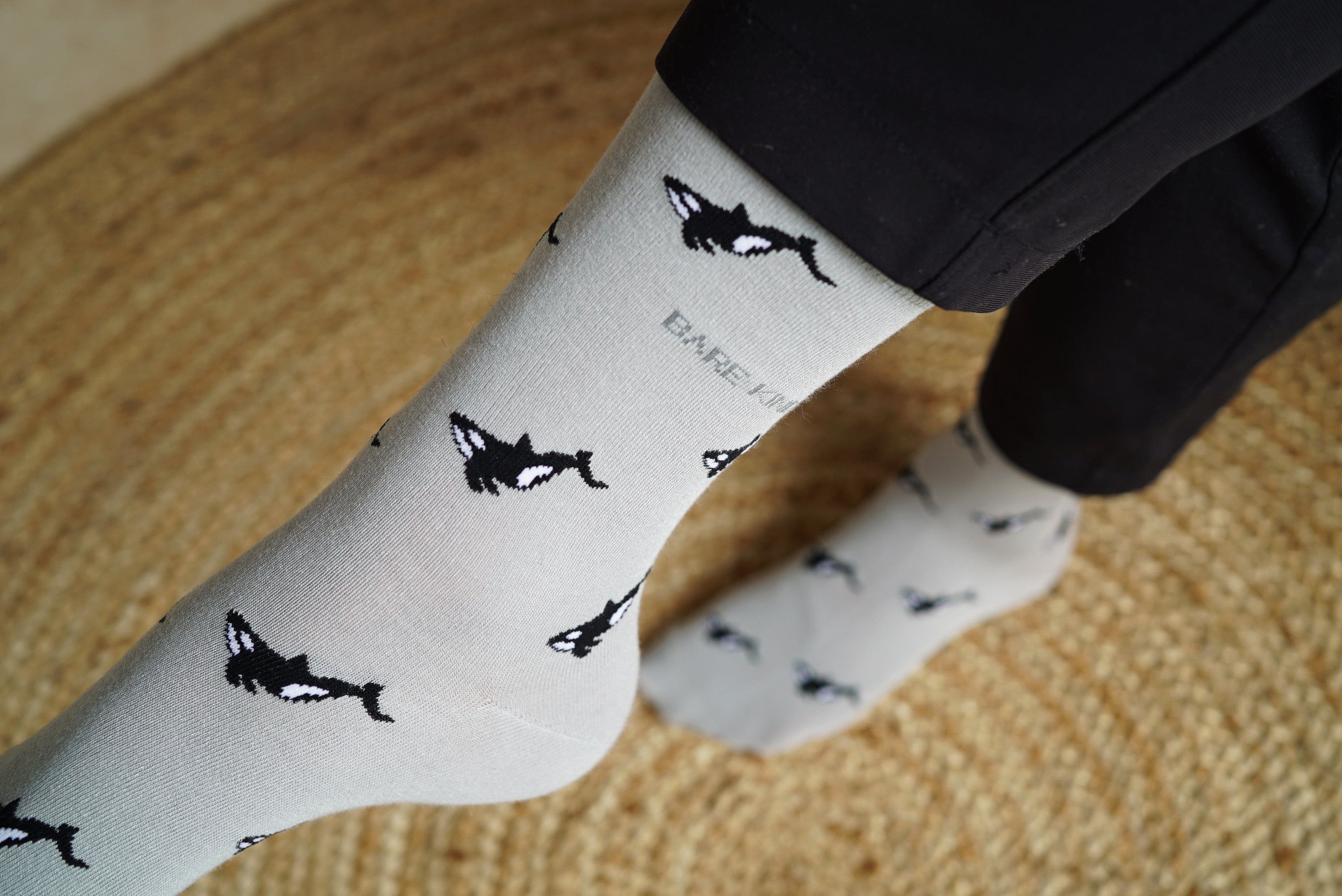 Bare Kind Save the Orca Small Motif Socks