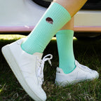 Bare Kind Save the Hedgehog Ribbed Bamboo Socks