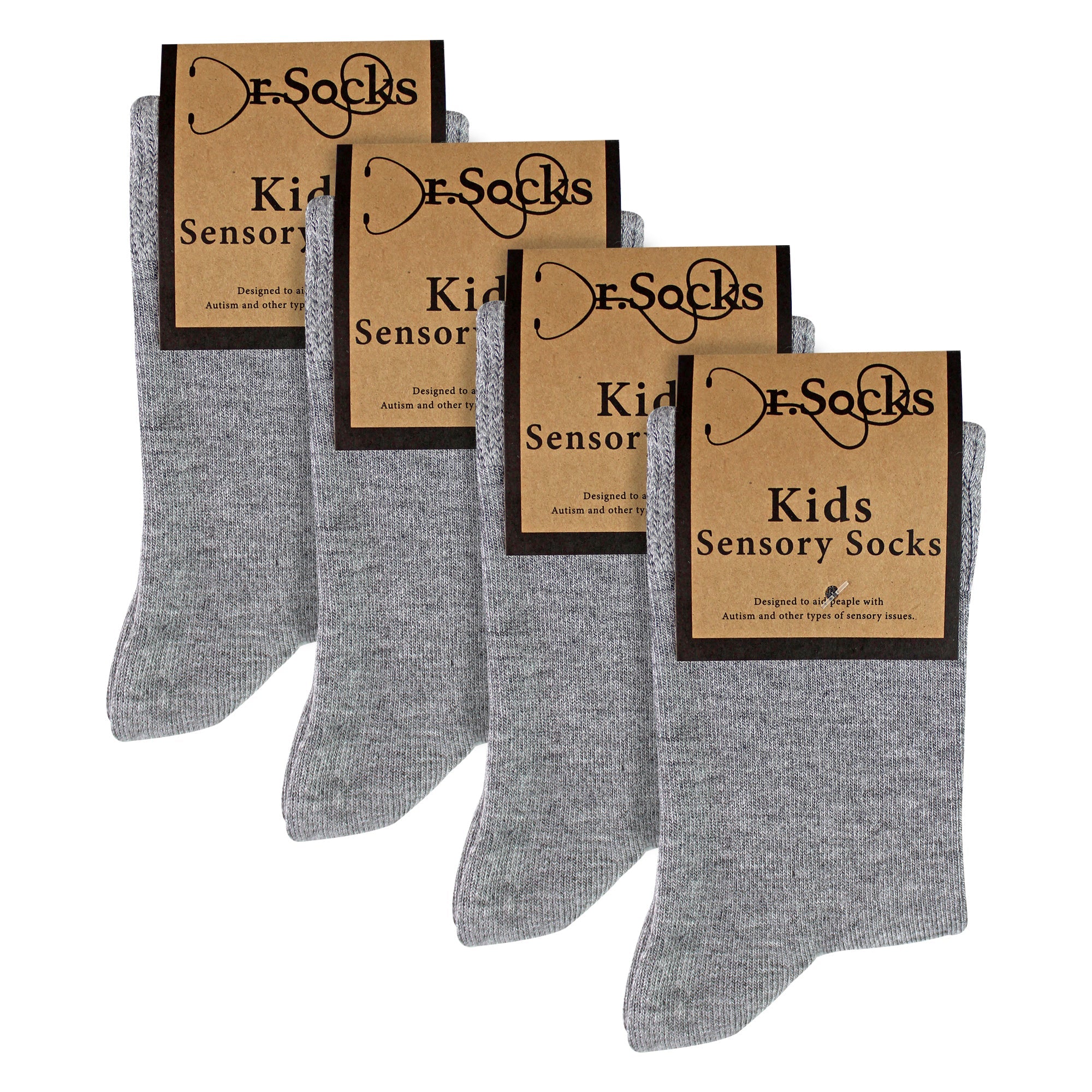 Dr. Socks 4 Pack Kids Boys Girls Bamboo Sensory Socks