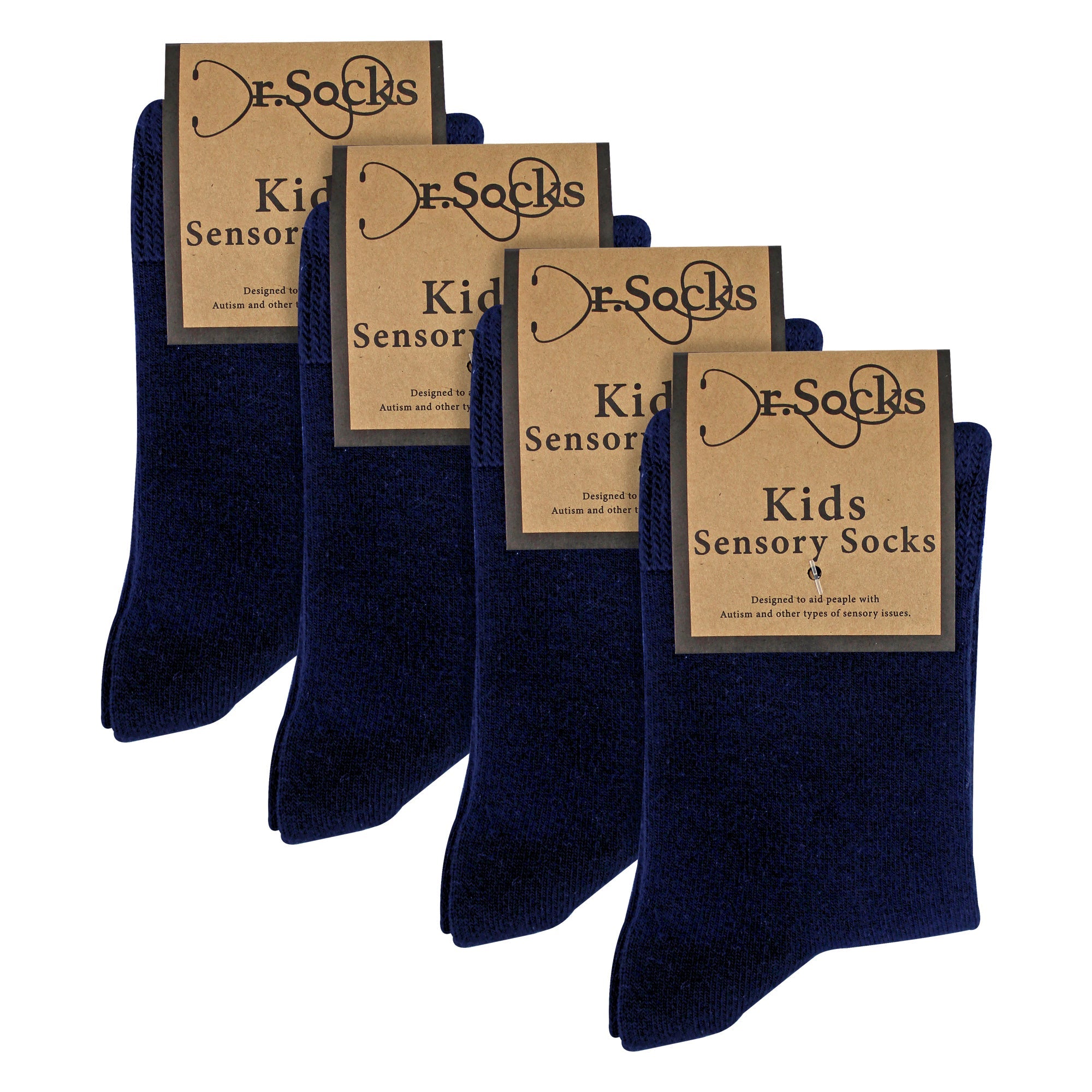 Dr. Socks 4 Pack Kids Boys Girls Bamboo Sensory Socks