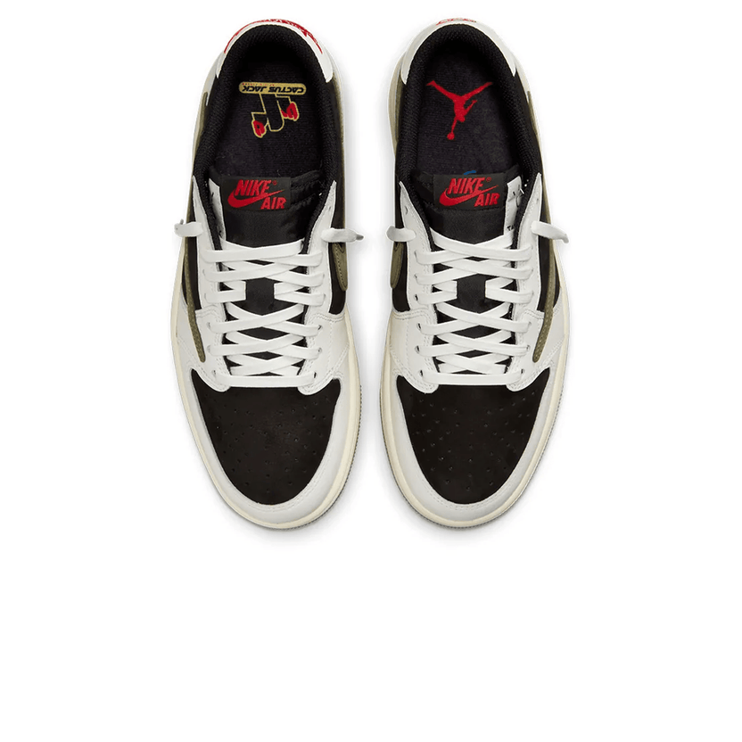 Air Jordan 1 Retro Low OG SP Travis Scott Olive Womens Trainers