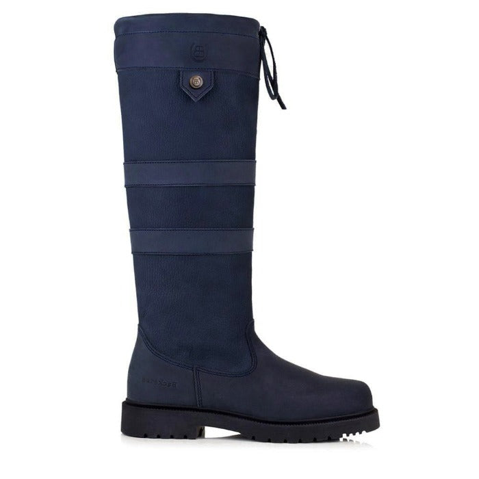 Bareback Footwear Dakota Waterproof Country Boots Blue Standard and Wide Fit