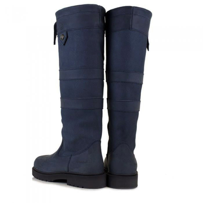 Bareback Footwear Dakota Waterproof Country Boots Blue Standard and Wide Fit