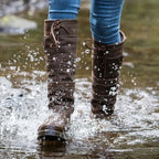 Bareback Footwear Dakota Waterproof Country Boots Brown Standard and Wide Calf