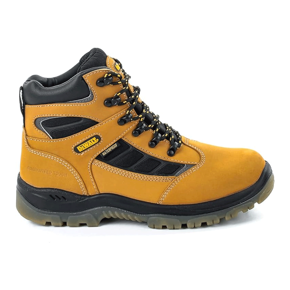 DeWalt Harwich Waterproof Safety Work Safety Boots Inc Work Socks Wheat
