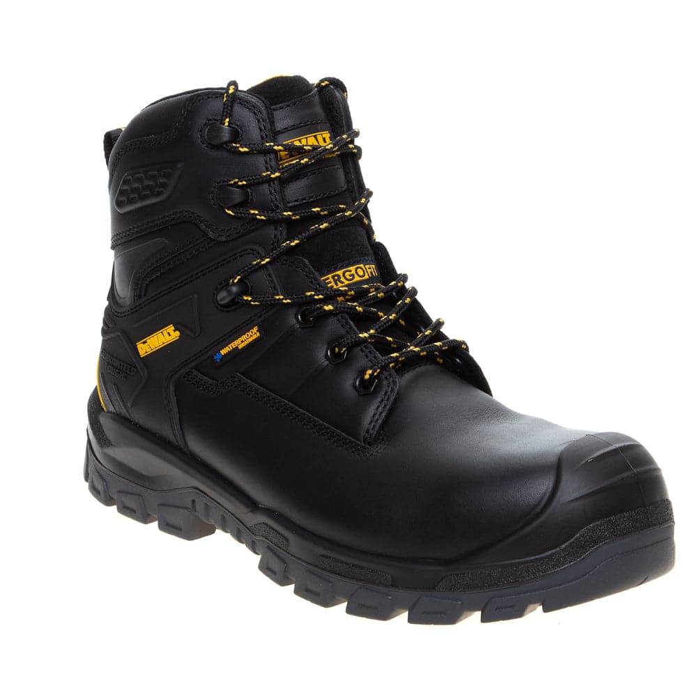 DeWalt Springfield Ergofit Waterproof Breathable Non-Metallic Safety Work Safety Boots Black