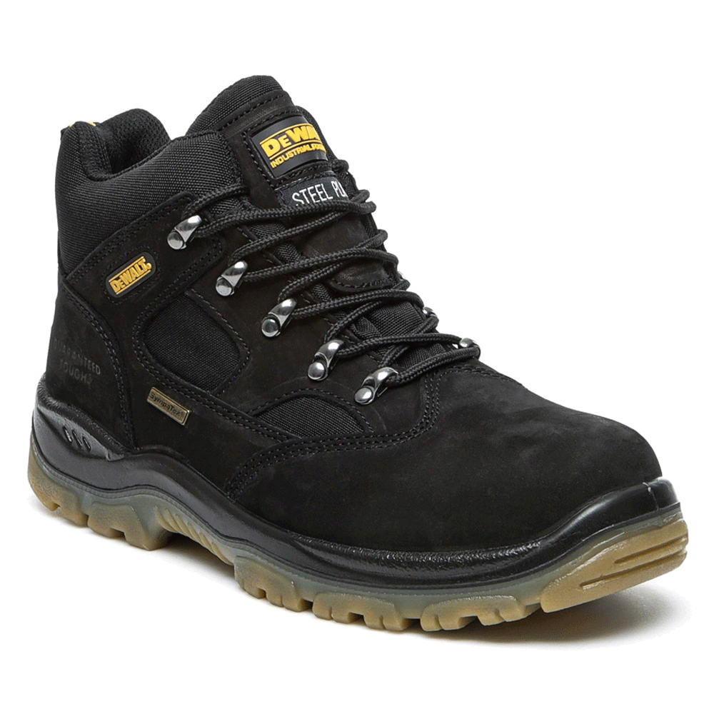 DeWalt Challenger Sympatex Lined Waterproof Hiker Boots Black / Brown