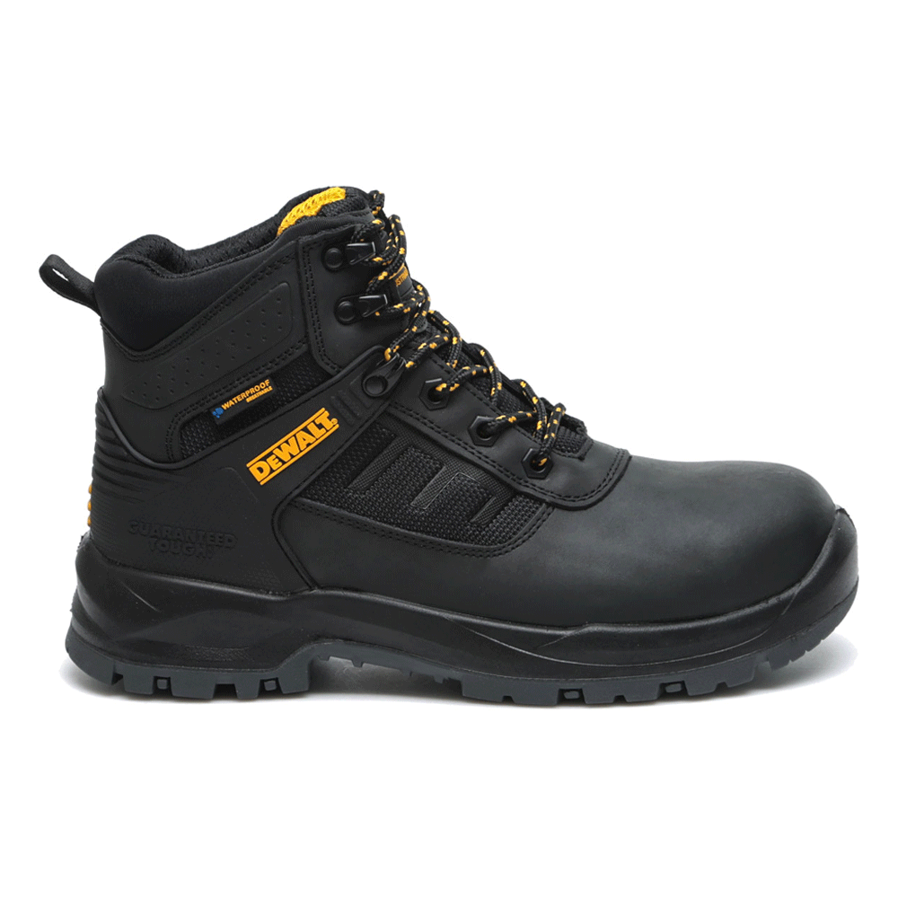 DeWalt Douglas Waterproof Steel Toe Cap Work Safety Boots Black