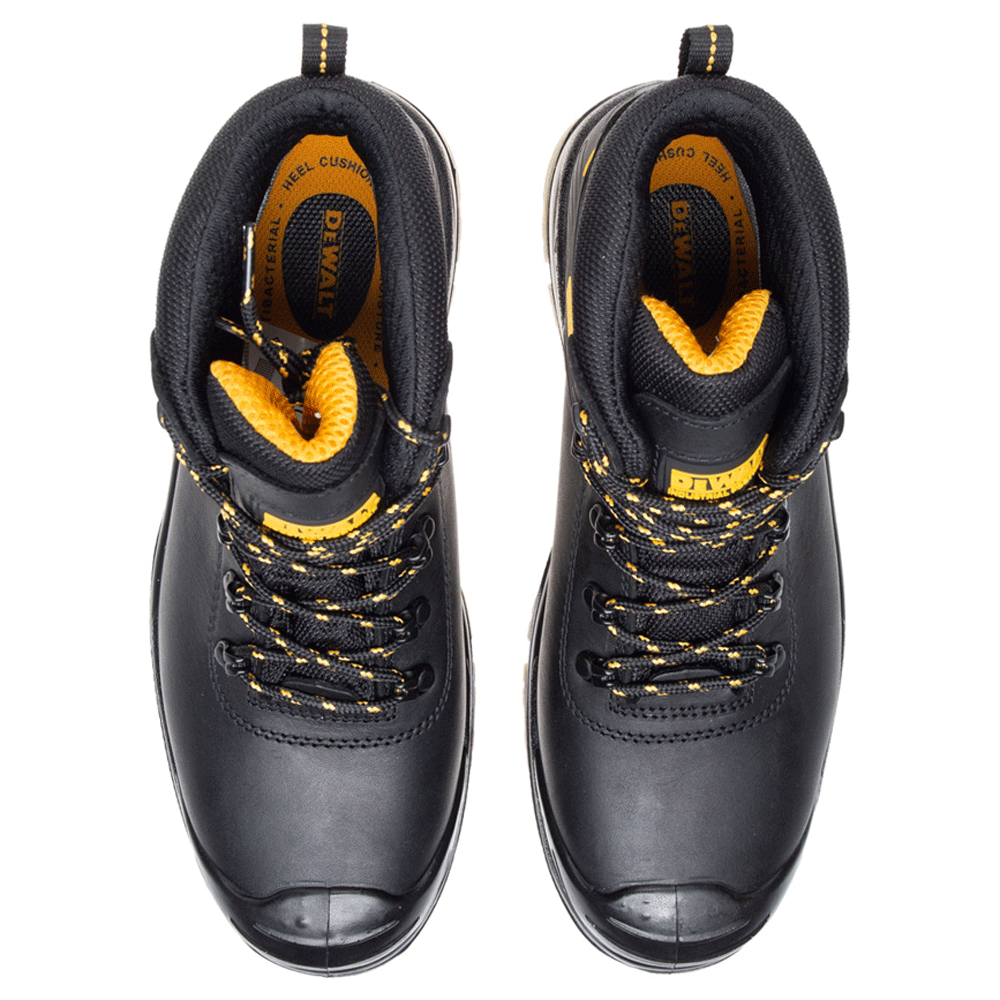 DeWalt Newark Waterproof Breathable Leather S3 Safety Boots Black / Brown