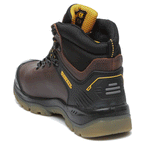DeWalt Newark Waterproof Breathable Leather S3 Safety Boots Black / Brown