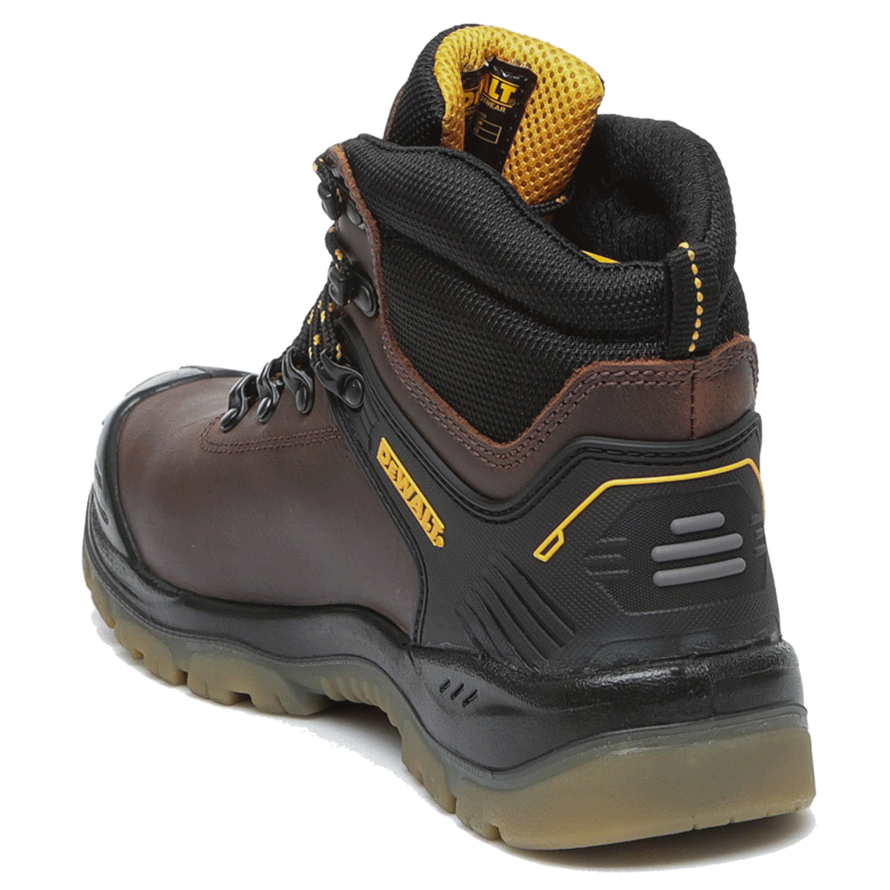 DeWalt Newark Waterproof Breathable Leather S3 Safety Boots Black / Brown