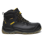 DeWalt Newark Waterproof Breathable Leather S3 Safety Boots Black / Brown
