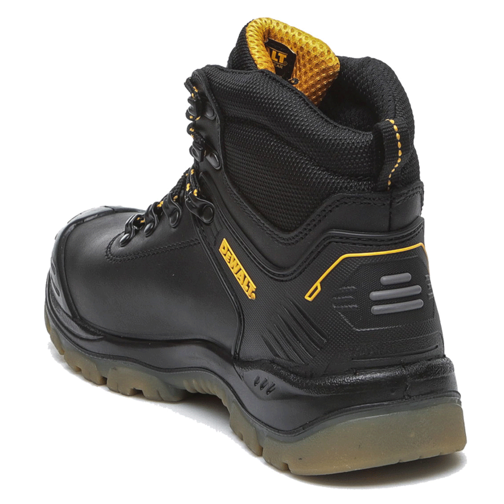 DeWalt Newark Waterproof Breathable Leather S3 Safety Boots Black / Brown