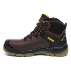 DeWalt Newark Waterproof Breathable Leather S3 Safety Boots Black / Brown