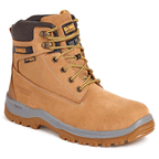 DeWalt Titanium Waterproof Leather Work Safety Boots Honey / Tan