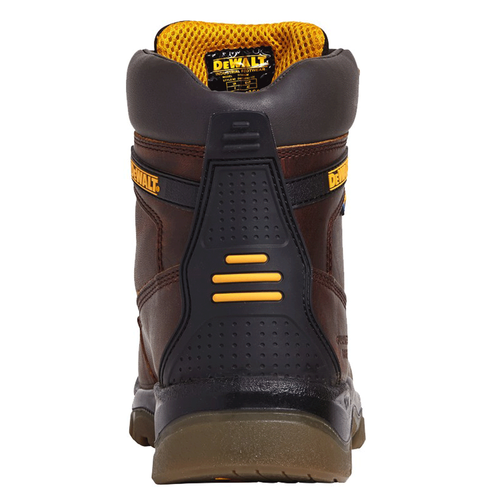 DeWalt Titanium Waterproof Leather Work Safety Boots Honey / Tan
