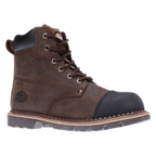 Dickies Crawford Leather Steel Toe Safety Work Safety Boots FD9210 Black / Brown