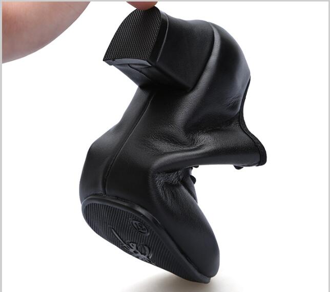 Mens Leather Breathable Lightweight Shoes