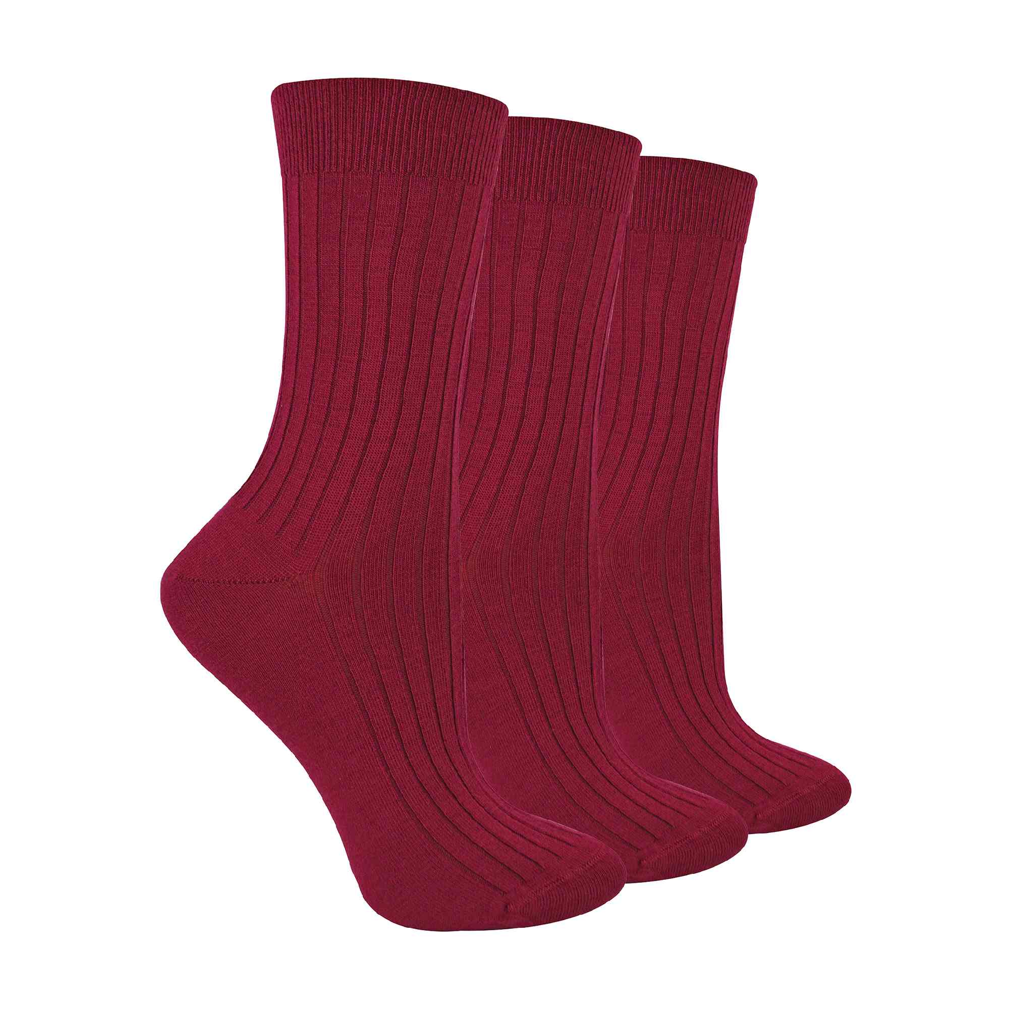 Sock Snob 3 Pairs Womens Merino Wool Winter Thick Cushion Warm Boot Socks
