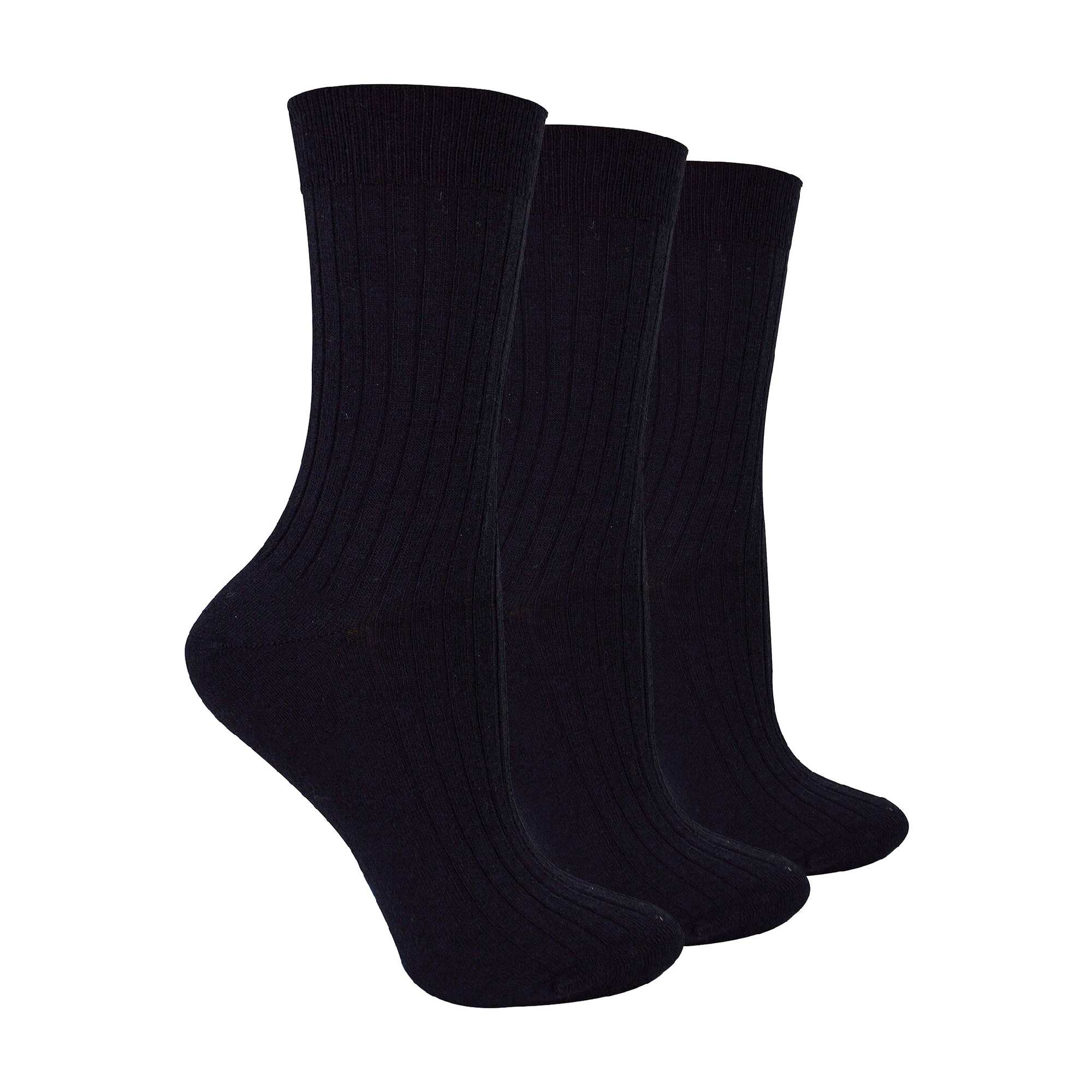Sock Snob 3 Pairs Womens Merino Wool Winter Thick Cushion Warm Boot Socks
