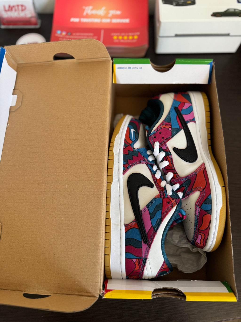 Nike SB Dunk Low Pro Parra Abstract Art Trainers