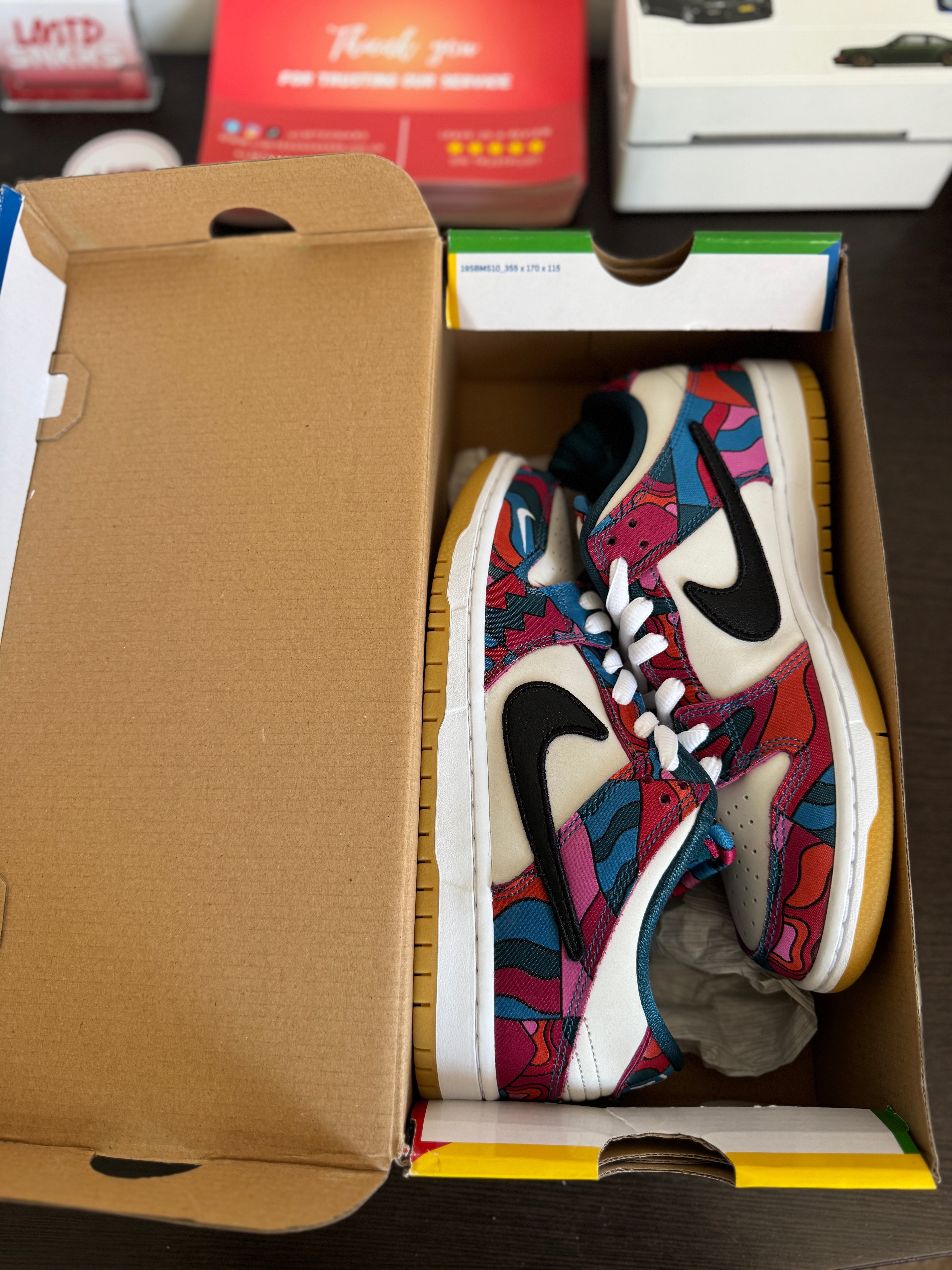 Nike SB Dunk Low Pro Parra Abstract Art Trainers