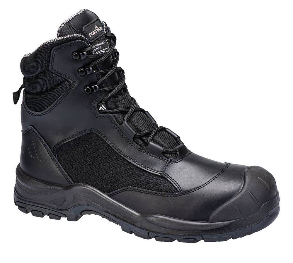 Portwest FC26 FX2 Patrol Occupational Waterproof Boot O7S SR FO SC HRO Black